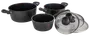 Grytset svart 1,2/2,3/4 L