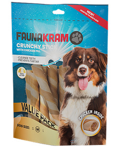 FAUNAKRAM CRUNCHY STICKS 250 G