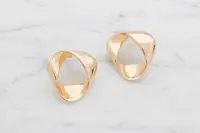 Örhänge chunky - guld