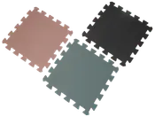 WeCare Skumgulv 9 brikker - assorterede farver