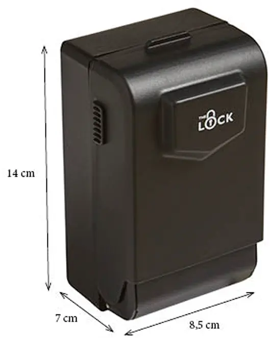 THE LOCK Nøgleboks med kodelås og lys