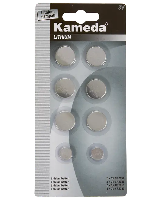 Kameda lithium sampack 8 st.