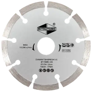 Mitsutomo Diamantskæreskive Ø115 mm - uni
