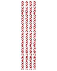 Sugerør med flag 10-pak