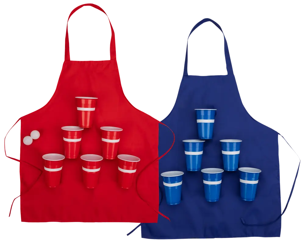 Beer pong förkläde spel