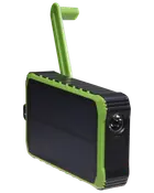 Powerbank med Solcelle og Håndsving