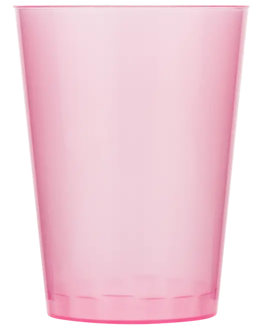 Vandglas 25 cl genanvendelig 6-pak - assorteret