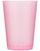 Vandglas 25 cl genanvendelig 6-pak - assorteret