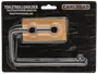 Væghængt toiletrulleholder med rektangulær bambusplade og krom metalarm. Moderne design, inklusiv monteringsbeslag. Passer til standard toiletruller. Mærke: Carlsbad.