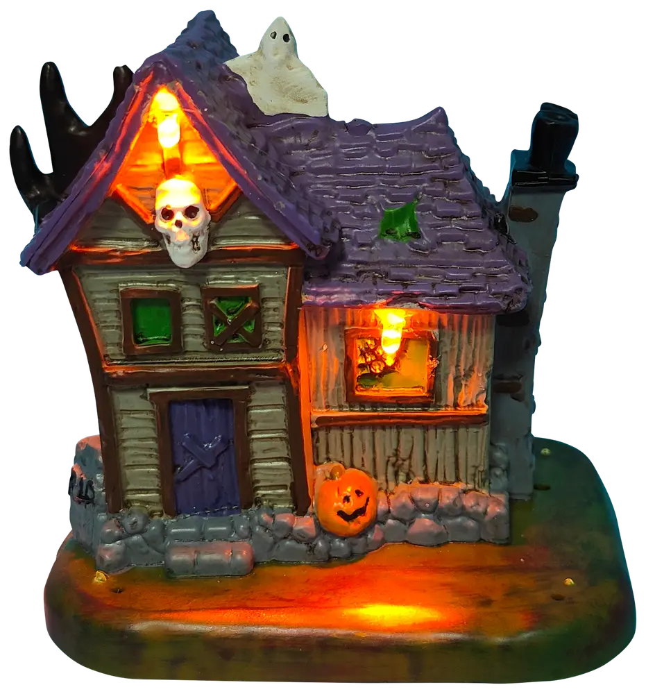 Halloween landskap - litet hus