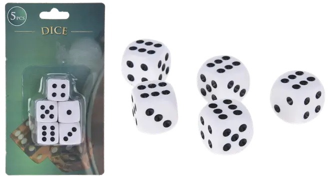 Terninger 5-pak
