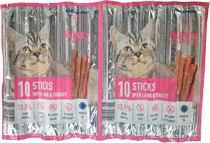 Sjöbogårdens Kattesnack lam & kalkun 10-pak