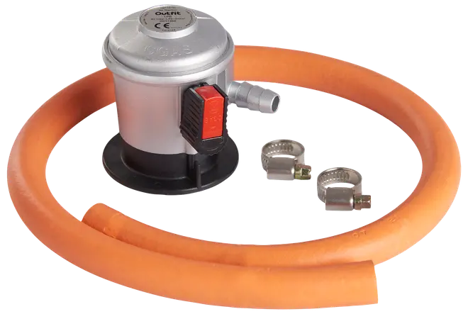 Regulator med slange 0,8 m