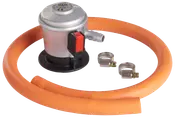 Regulator med slange 0,8 m