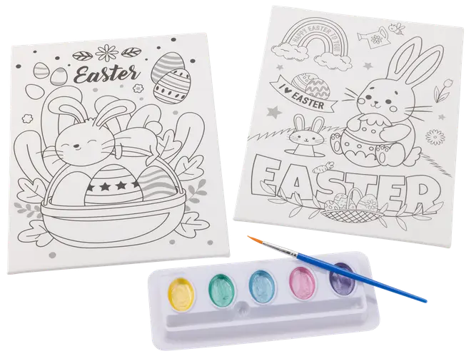 Canvas påsk 15 x 20 cm - 2 st