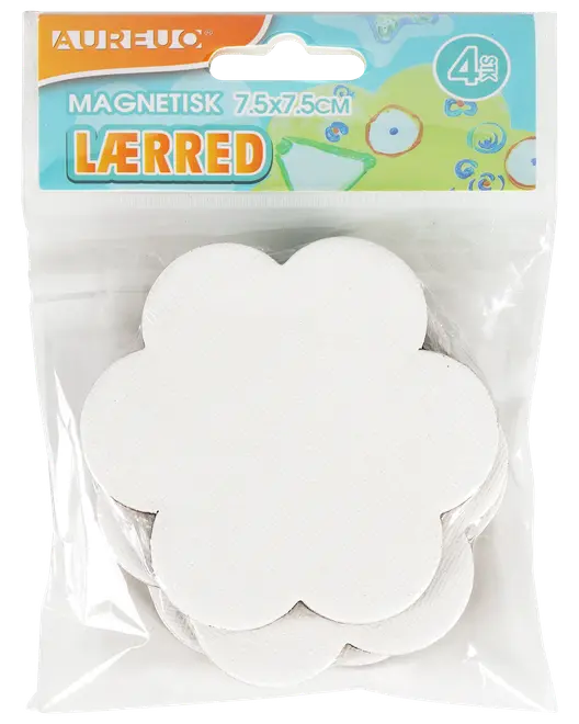 AUREUO Canvas magnetisk blomma 4-pack