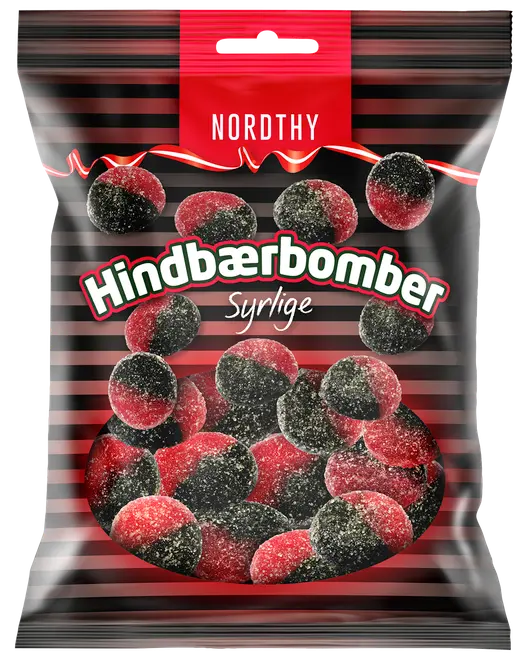 NORDTHY Hindbærbomber 170 g