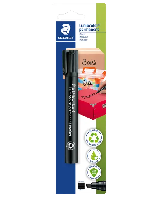 Staedtler Permanent pen Lumocolor 2-5 mm - sort