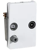 LK FUGA Multimedie slutdåse - hvid