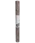 Rullet grå, plettet filtmåtte, 1 x 10 m, pakket som en høj cylindrisk rulle.