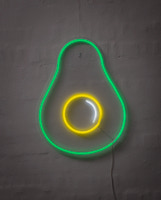 BRIGHT DESIGN Neonskilt Avocado H. 42 x B. 32 cm