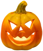 Pumpa för värmeljus halloween