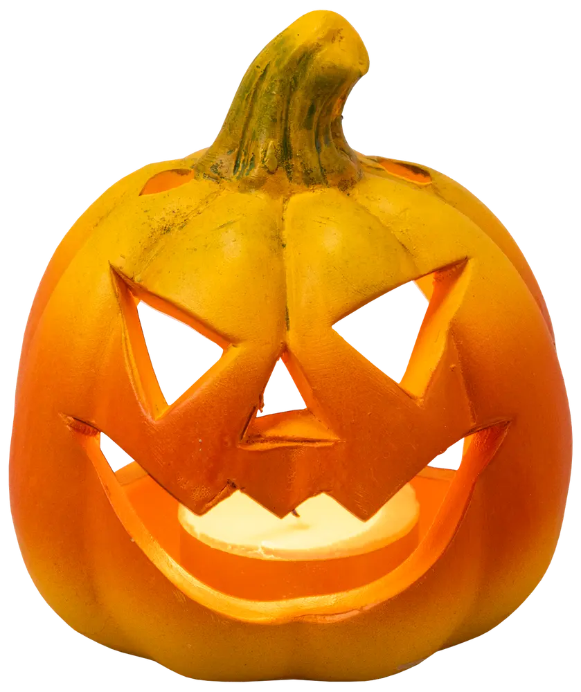 Pumpa för värmeljus halloween