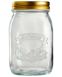 Sylteglas med skruelåg 0,5 L