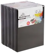 Målarduk på ram svart 18x24 cm 10-pack