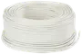 Ledning rund 2 x 0,75 mm² - hvid