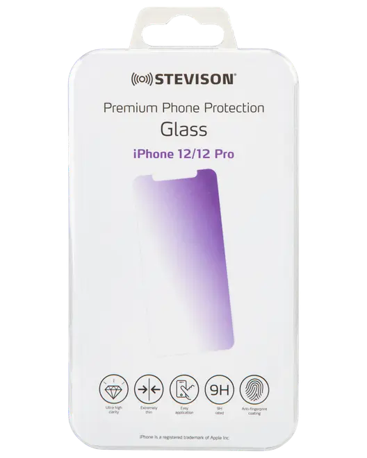 STEVISON Hærdet glas til iPhone 12 og 12 Pro