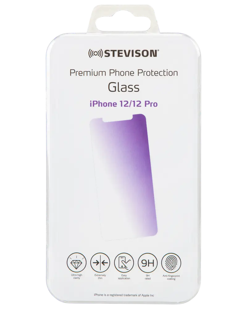 STEVISON Hærdet glas til iPhone 12 og 12 Pro