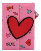 CREATEit Makeup palette med hjerte-cover