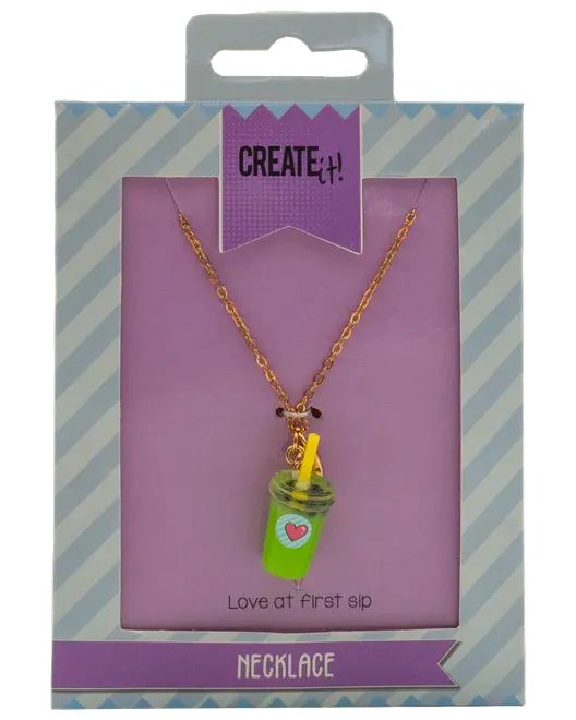 CREATEit Halskæde med charm - assorterede design