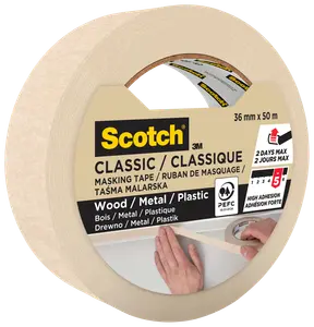 Scotch® Afdækningstape 50 meter x 36 mm