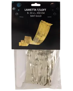 Glittergirlanger till taket - guld