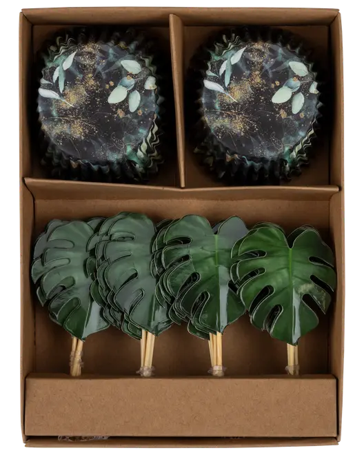 Muffinsformar och kakpinnar 48 delar