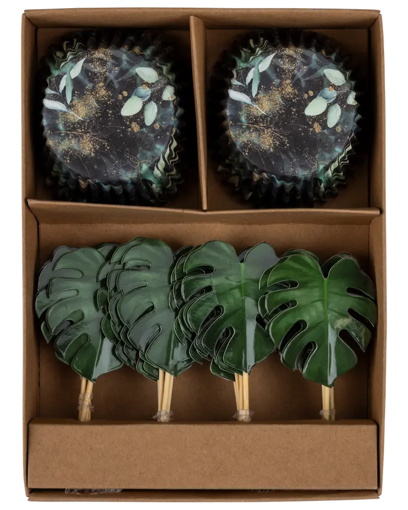 Muffinsformar och kakpinnar 48 delar