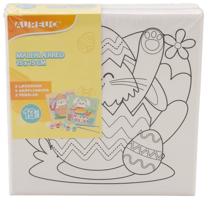 Canvas påsk 15 x 15 cm - 2 st