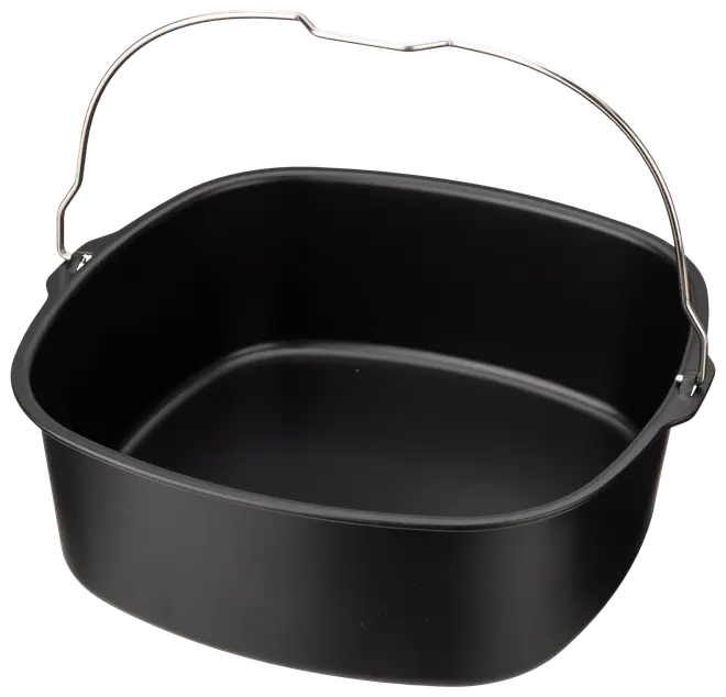 Bageskål og pande til airfryer firkantet - 21 cm