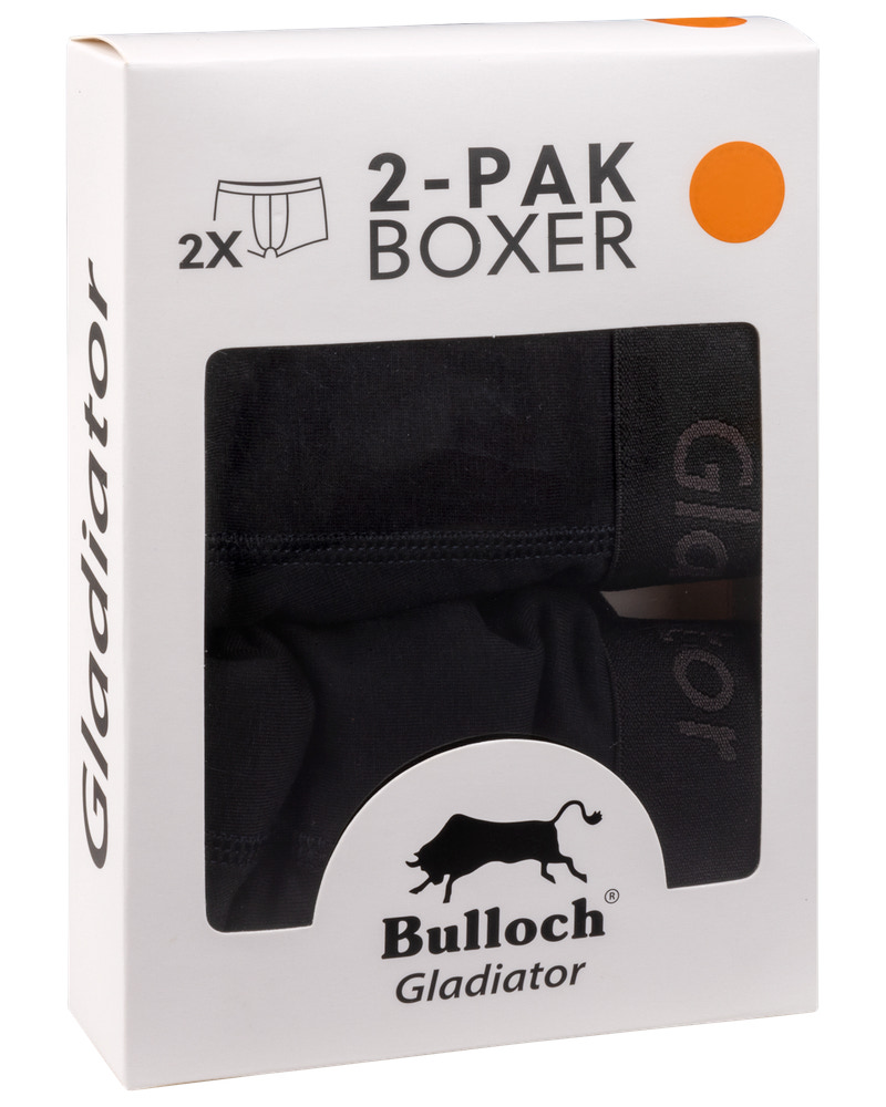 Bulloch Gladiator Boxershorts sort 2-pak