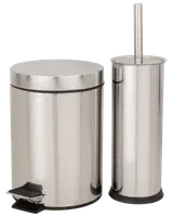 Pedalspand 3L med børste - Stål 