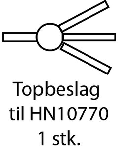 Toppfäste för paviljong 3 x 4 m