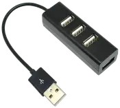 VANDENBERG 4 port USB-A 2.0 hub