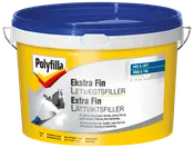 Polyfilla Ekstra Fin Letvægtsfiller, 1 liter spand med blåt låg, til væg og loft. Til små og store huller. Hvid, indendørs brug, krymper ikke.
