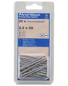 Arvid Nilsson Søm firkantet 2,2 x 55 mm 25-pak