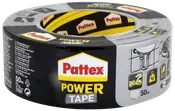 Pattex Power Tape, stærk klæbebånd, 50 meter, sølvfarvet, velegnet til reparationer og tætning, fugtbestandig, nem at rive over, alsidig anvendelse, kraftig vedhæftning.