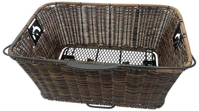 CYKELKORG FLÄTAD PAKETHÅLLARE