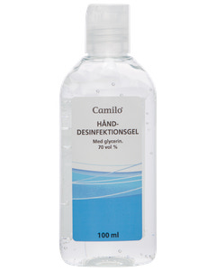 Camillo Hånddesinfektionsgel 70% 100 ml