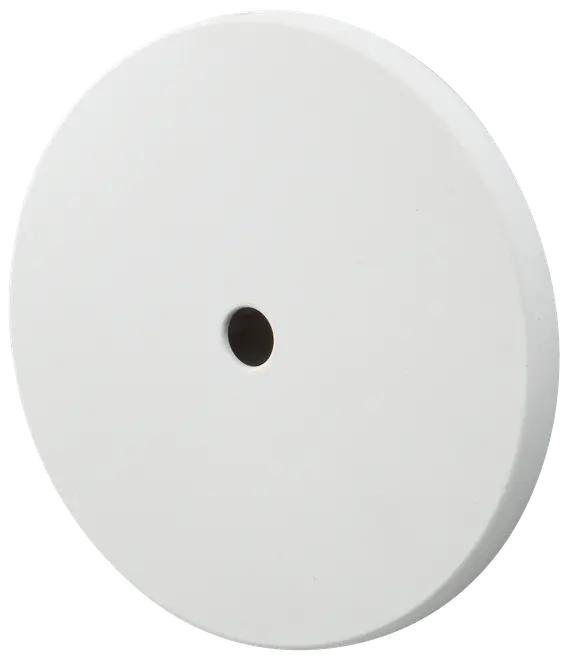 Täcklock för lamputtag Ø80 mm - vit